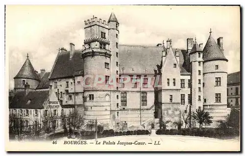 Cartes postales Bourges Le Palais Jacques Coeur