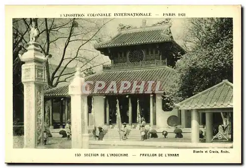Ansichtskarte AK Exposition Colonlale Internationale 1931 Paris Section De L Indochine Pavillon De l Annam