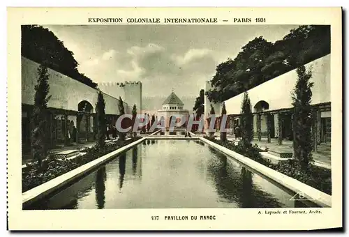 Cartes postales Exposition Colonlale Internationale 1931 Paris Algerie Pavillon du Maroc