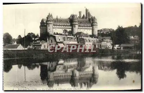 Cartes postales Pierrefonds Le Chateau et L Etang