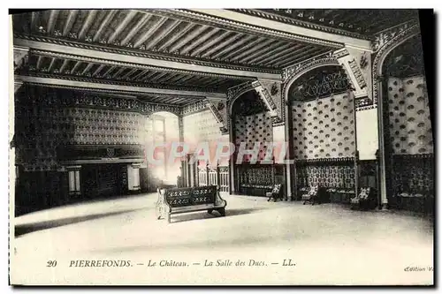 Cartes postales Pierrefonds Le Chateau La Salle des Ducs