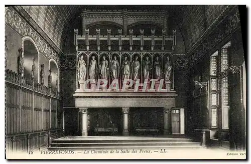 Cartes postales Pierrefonds Le Chateau La Salle des Preux