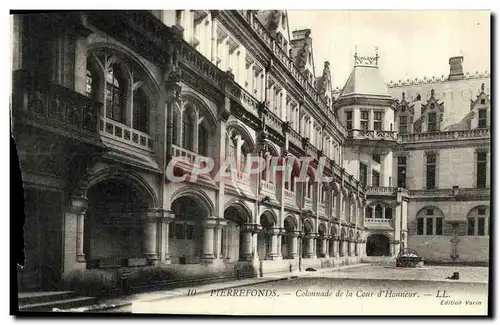 Ansichtskarte AK Pierrefonds Colonnade de la Cour d Honneur