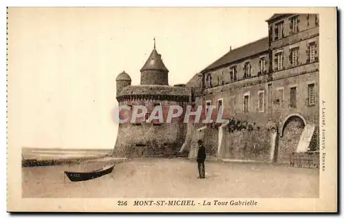 Cartes postales Mont St Michel La Tour Gabrielle