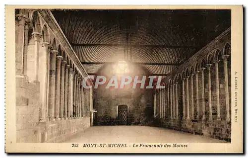 Cartes postales Mont St Michel La Promenoir des Moines