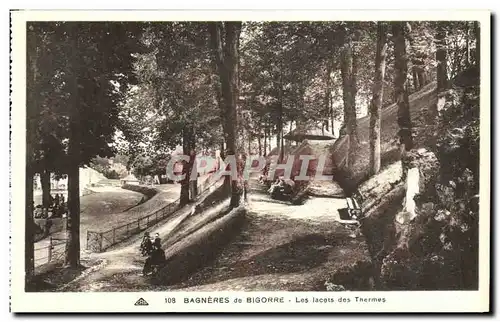 Cartes postales Bagneres de Bigorre Les lacets des Thermes