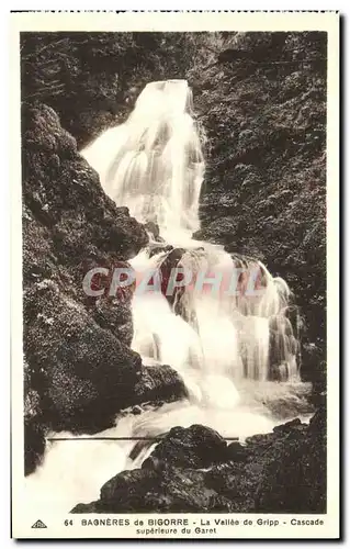 Cartes postales Bagneres de Bigorre La Vallee de Gripp Cascade superieure du Garet