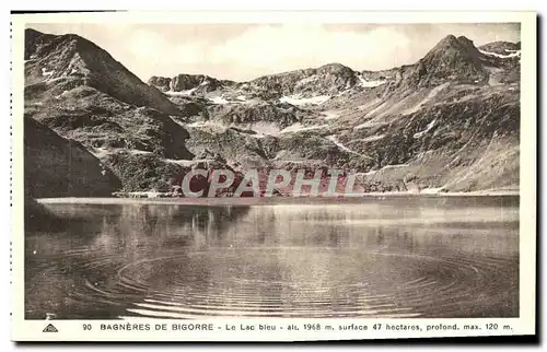 Ansichtskarte AK Bagneres de Bigorre Le Lac Bleu