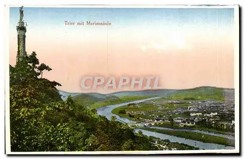 Cartes postales Trier mit Marienseaule