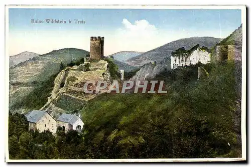 Cartes postales Ruine Wildstein b Treis