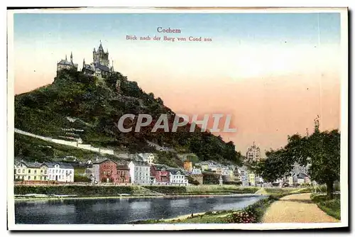 Cartes postales Cochen Blick nach der Burg Von Cond aus