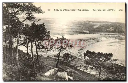 Cartes postales Env de Plougasnou La Plage de Guerzit