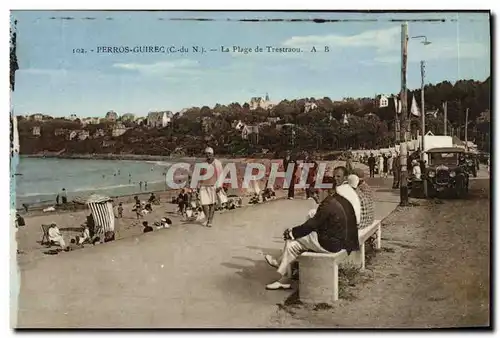 Cartes postales Perros Guirec La Plage de Trestraou