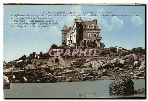 Cartes postales Ploumanach Chateau de Costaeres