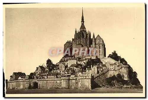 Ansichtskarte AK Le Mont St Michel Vue Generale cote Nord Est