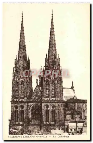 Cartes postales Clermont Ferramnd La Cathedrale