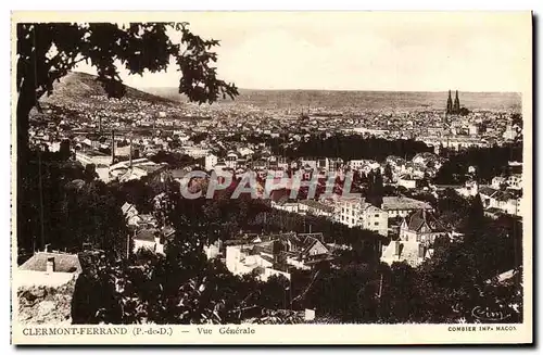 Cartes postales Clermont Ferramnd Vue Generale