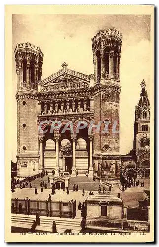 Cartes postales Lyon Notre Dame de Fourviere