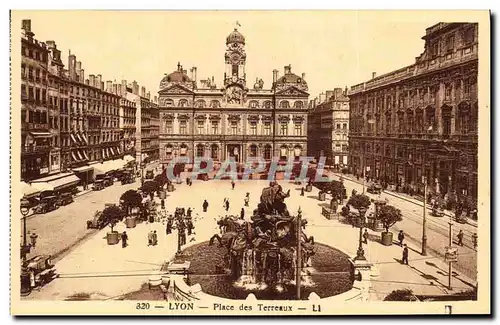 Cartes postales Lyon Place des Terreaux