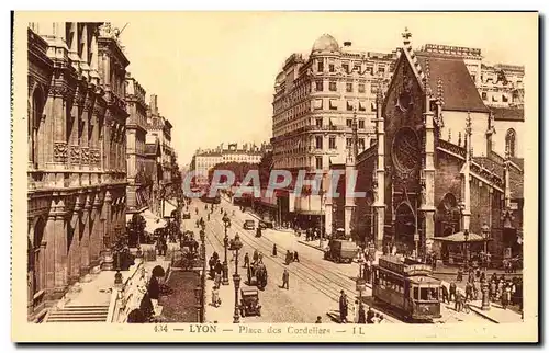 Cartes postales Lyon Place des Cordeliers