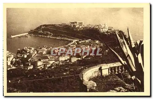 Cartes postales Monaco Vu de La Turbie