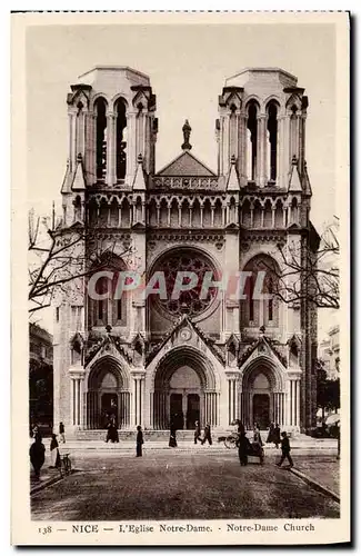 Cartes postales Nice L Eglise Notre Dame