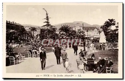 Cartes postales Nice Le Jardin Albert 1er