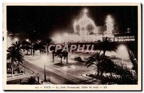 Ansichtskarte AK Nice La Jetee Promenade Effet de nuit