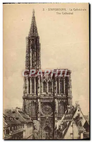 Cartes postales Strasbourg La Cathedrale The Cathedrale