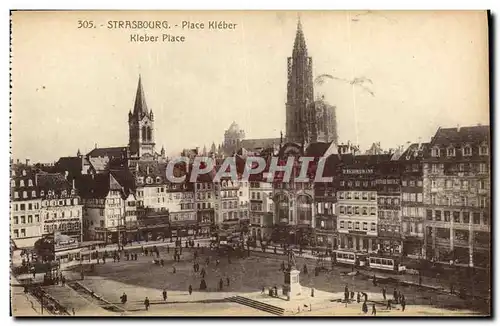 Cartes postales Strasbourg Place Kleber