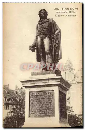 Cartes postales Strasbourg Monument Kleber