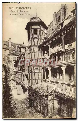 Cartes postales Strasbourg Cour du Corbeau