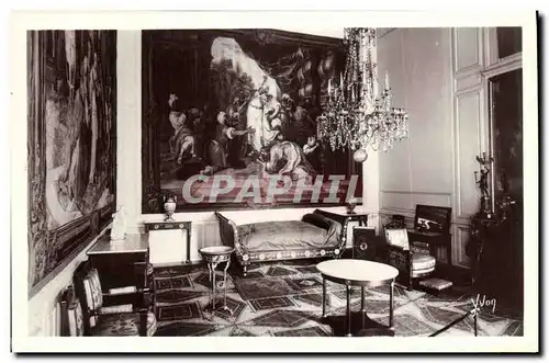 Cartes postales La Douce France Palais De Fontainebleau ameublement de la chambre du pape