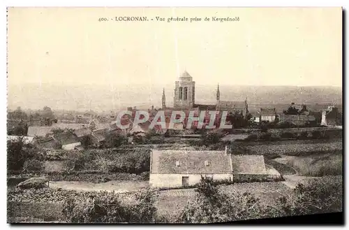 Cartes postales Locronan Vue Generale prise de Kerguenole