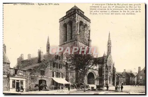 Cartes postales Locronan Eglise du 15eme