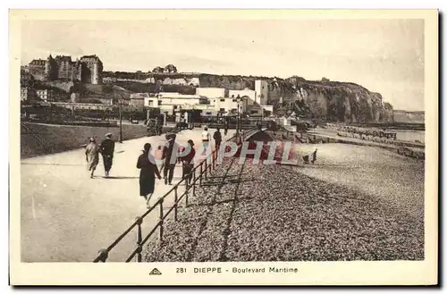 Cartes postales Dieppe Boulevard Maritime