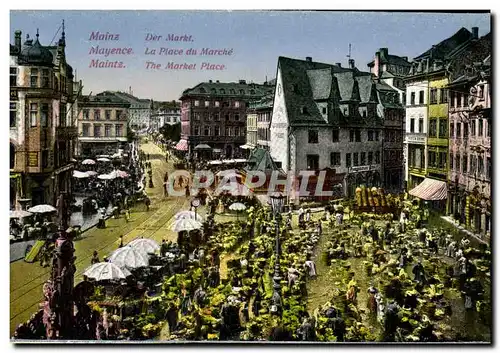 Cartes postales Mainz Der Markt