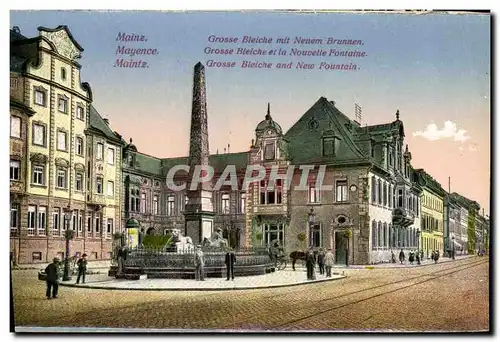 Cartes postales Mainz Grosse Bleiche mit Neuen Brunnen