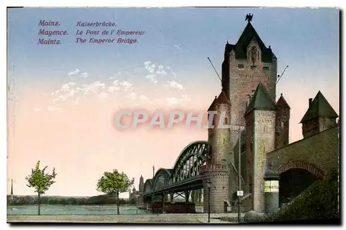 Cartes postales Mayence Le Pont de L Empereur