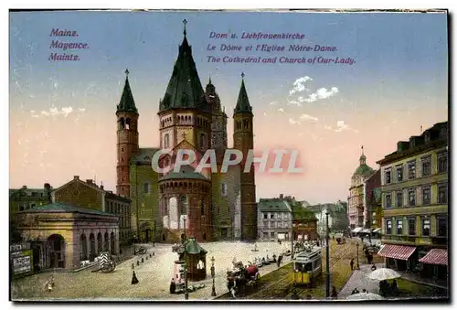 Cartes postales Mayence Le Dome de l eglise Notre Dame