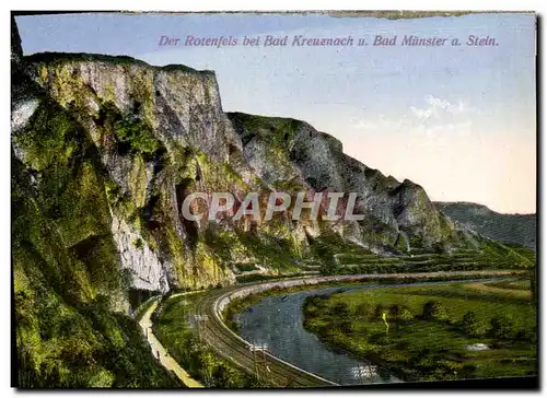 Cartes postales Die Rotenfels bei Bad Kreuznach u Bad Munster a Stein