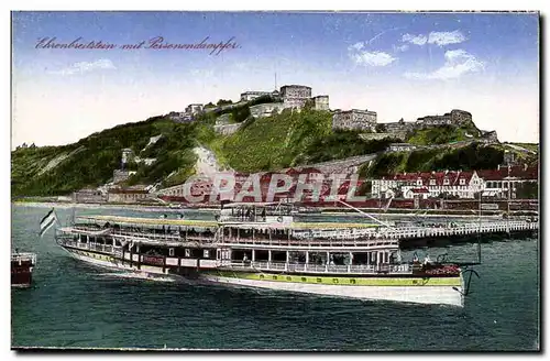 Cartes postales Ehrenbreitstein Bateau