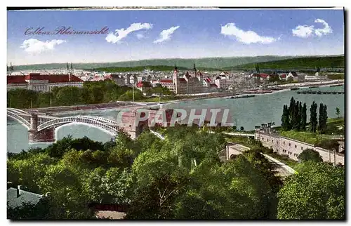 Cartes postales Coblenz Rheinansicht