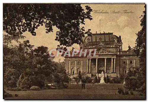 Cartes postales Wiesbaden Theatre