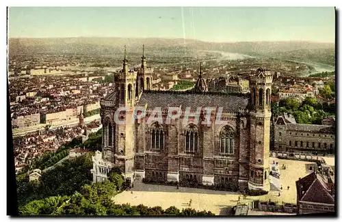 Ansichtskarte AK Lyon Fourviere et Panorama de Lyon pris de la Tour metallique