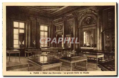 Cartes postales Paris Hotel des Monnaies La Grande Salle du Musee