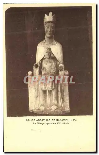 Ansichtskarte AK Eglise Abbatale De St Savin La Vierge Byzantine