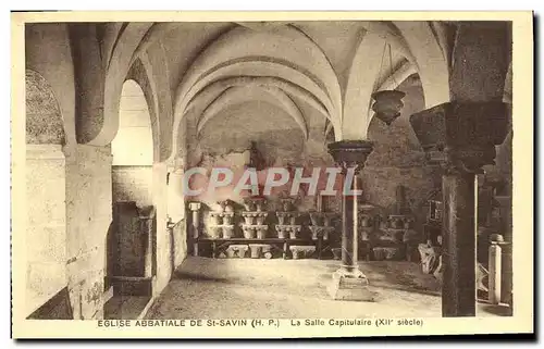 Cartes postales Eglise Abbatale De St Savin La Salle Capitulaire