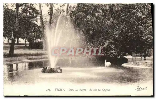 Cartes postales Vichy Dans les Parcs Bassin des Cygnes