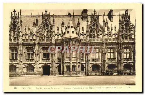 CAP Rouen palais de justice Ancien parlement de Normandie construit en 1499